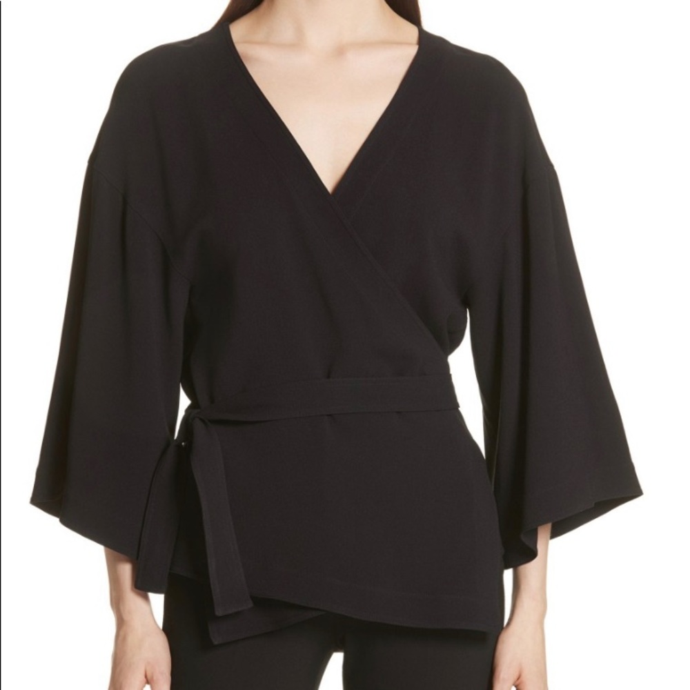 EUC Theory Crepe Wrap Top - Medium